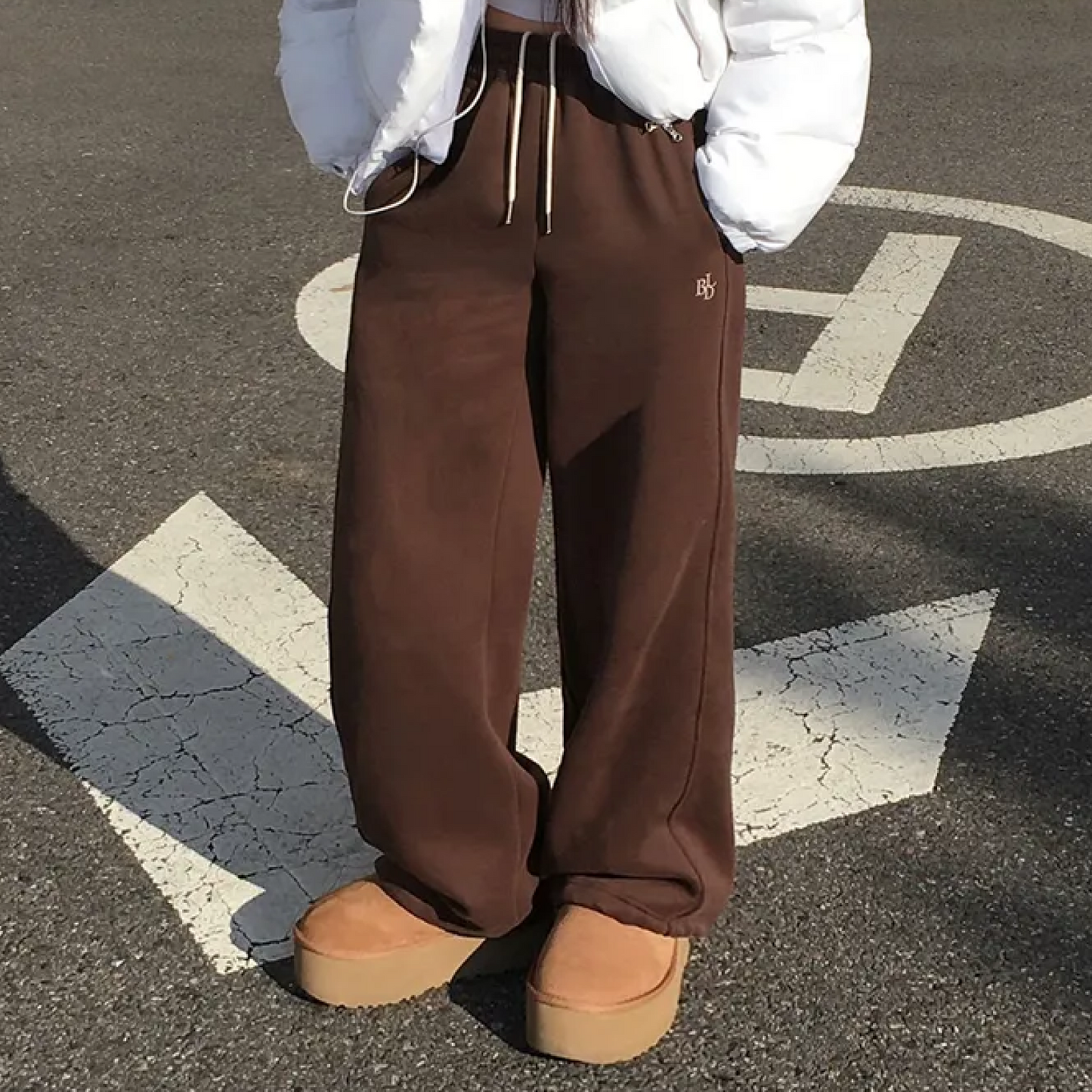 Two-Way Fleece Jogger Pants