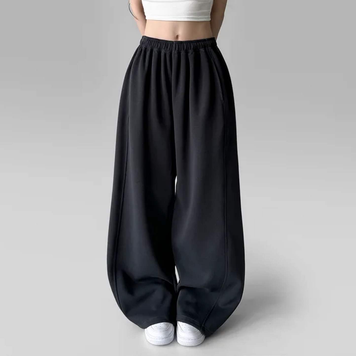 Wide-Side Volume Training Baggy Pants