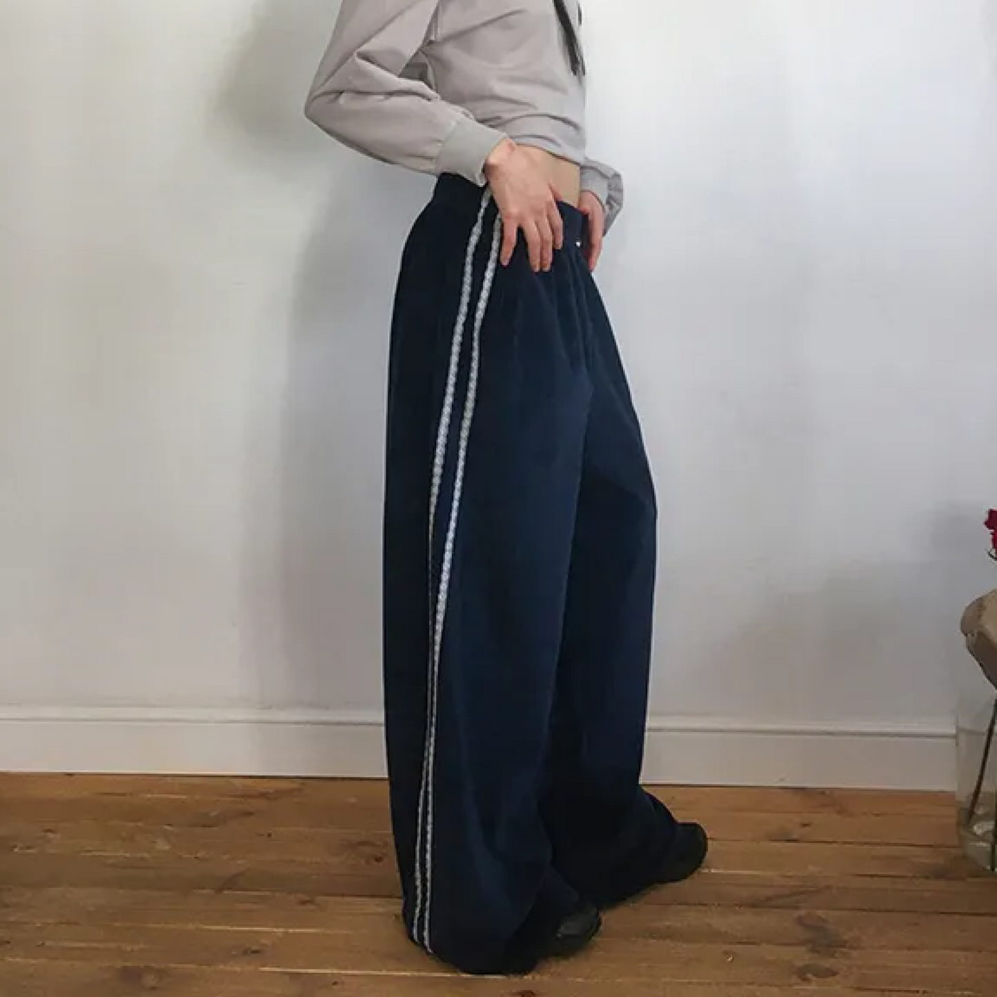 Velvet Lace Track Pants