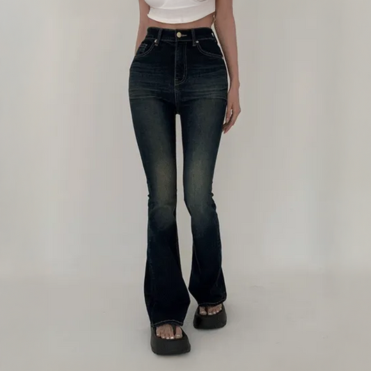 Custom High Waisted Semi-Bootcut Pants