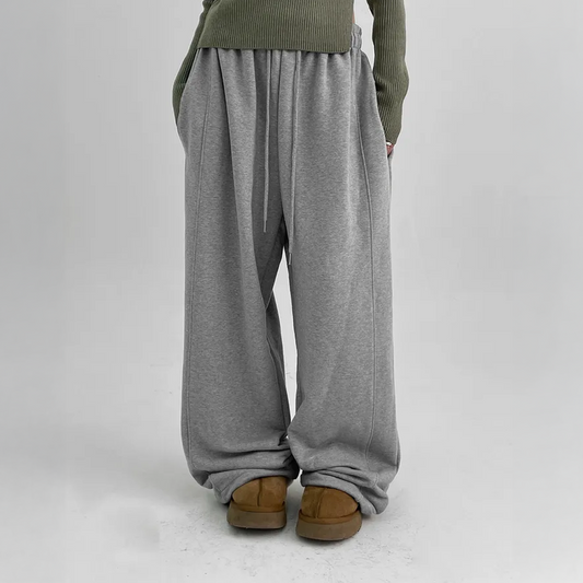 Baggy Wide-Leg Jogger Sweatpants