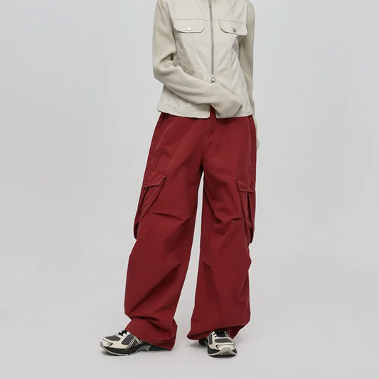 Chino Cargo Pants with Pocket Detail