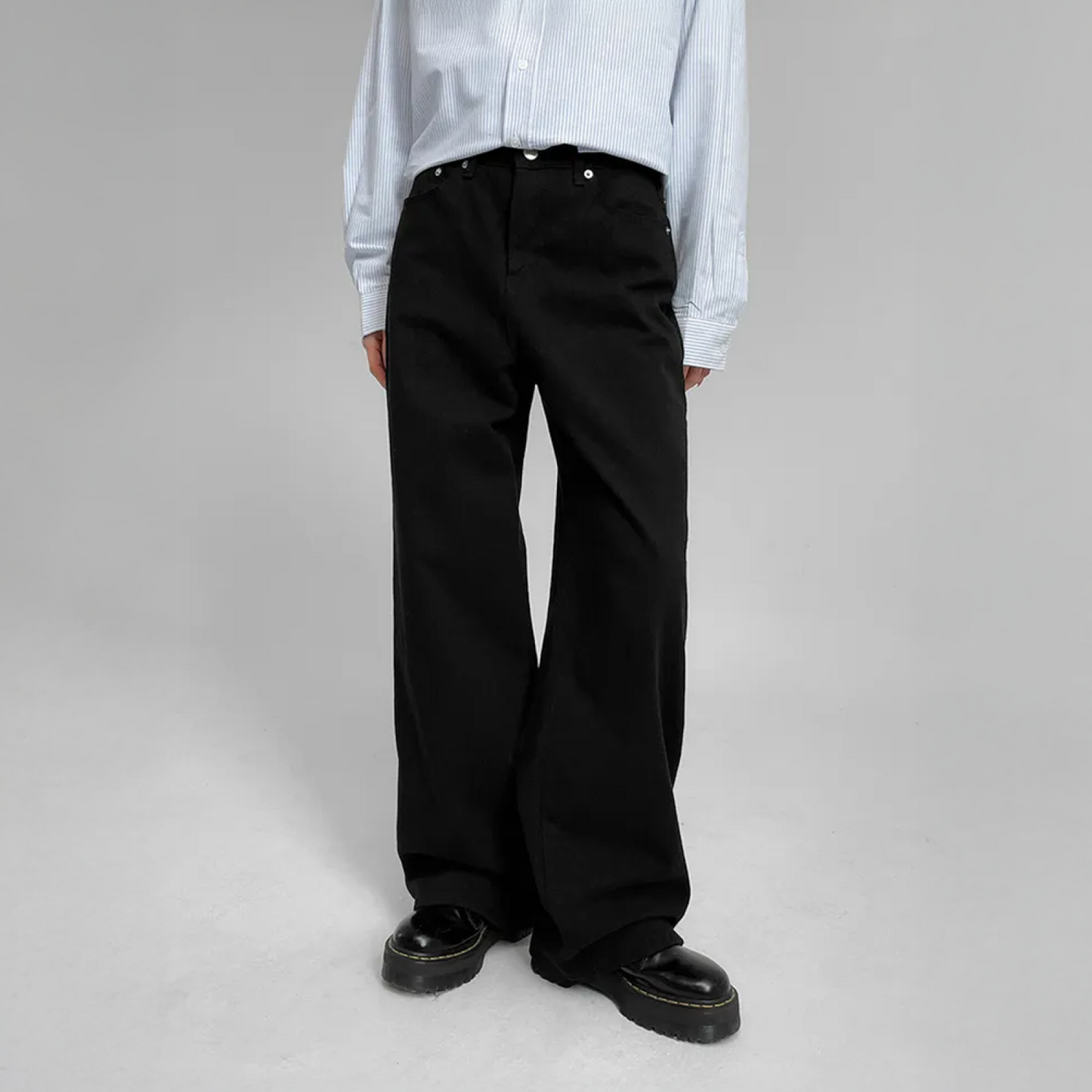 Basic Wide Cotton Pants