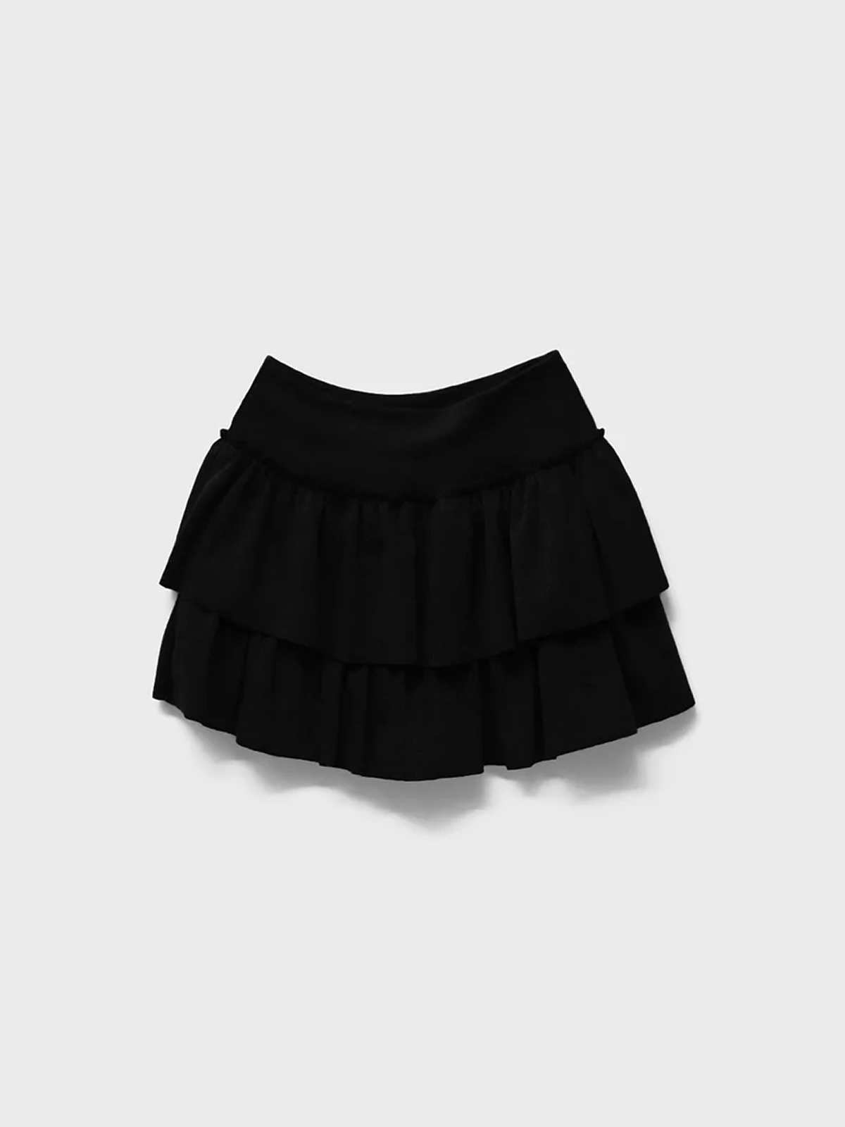 Feminine Shirred Mini Skirt Pants with Trendy Banding – Perfect for Spring & New Semester