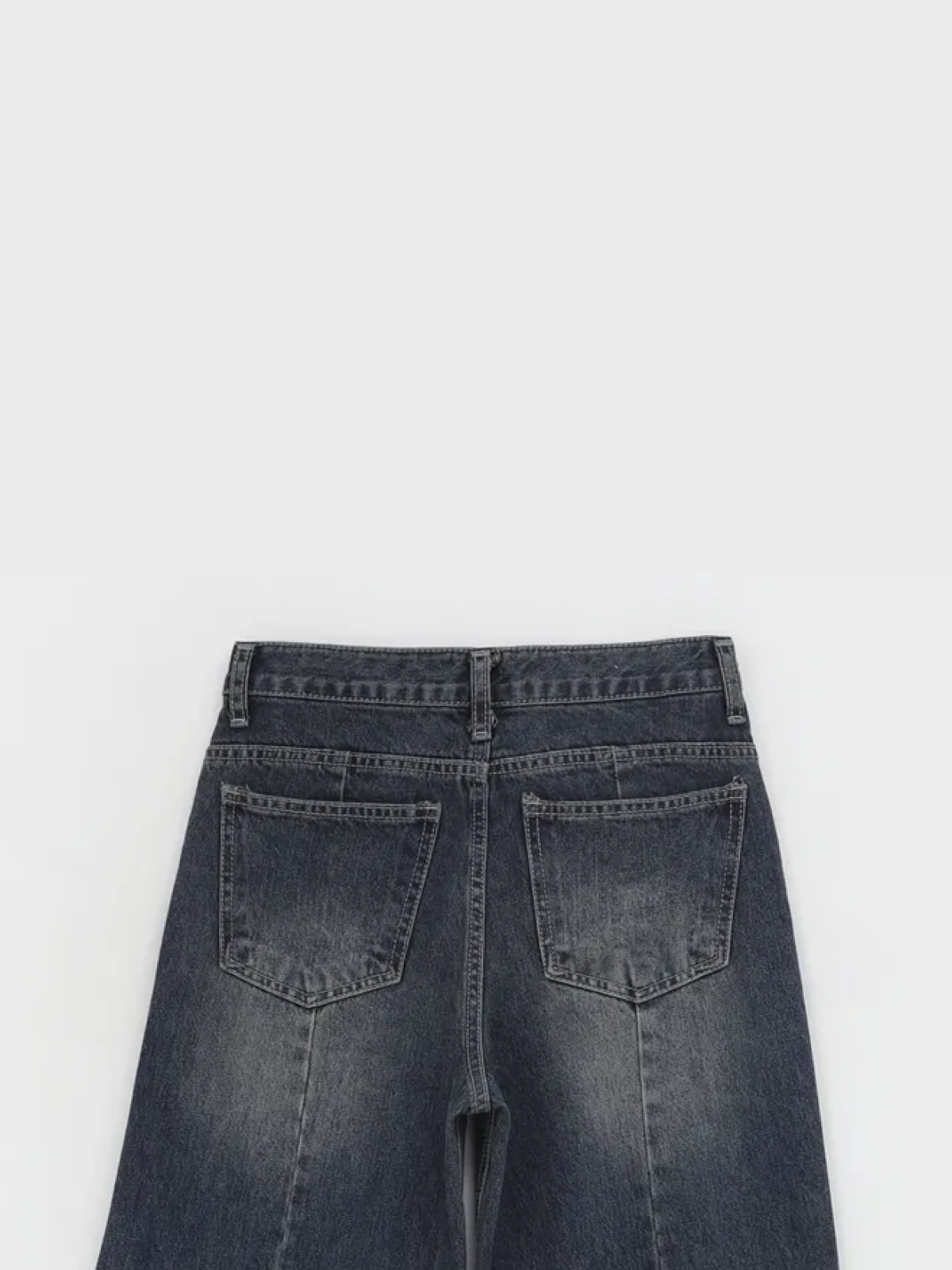 Shabon Wide-Leg Cut Denim Jeans