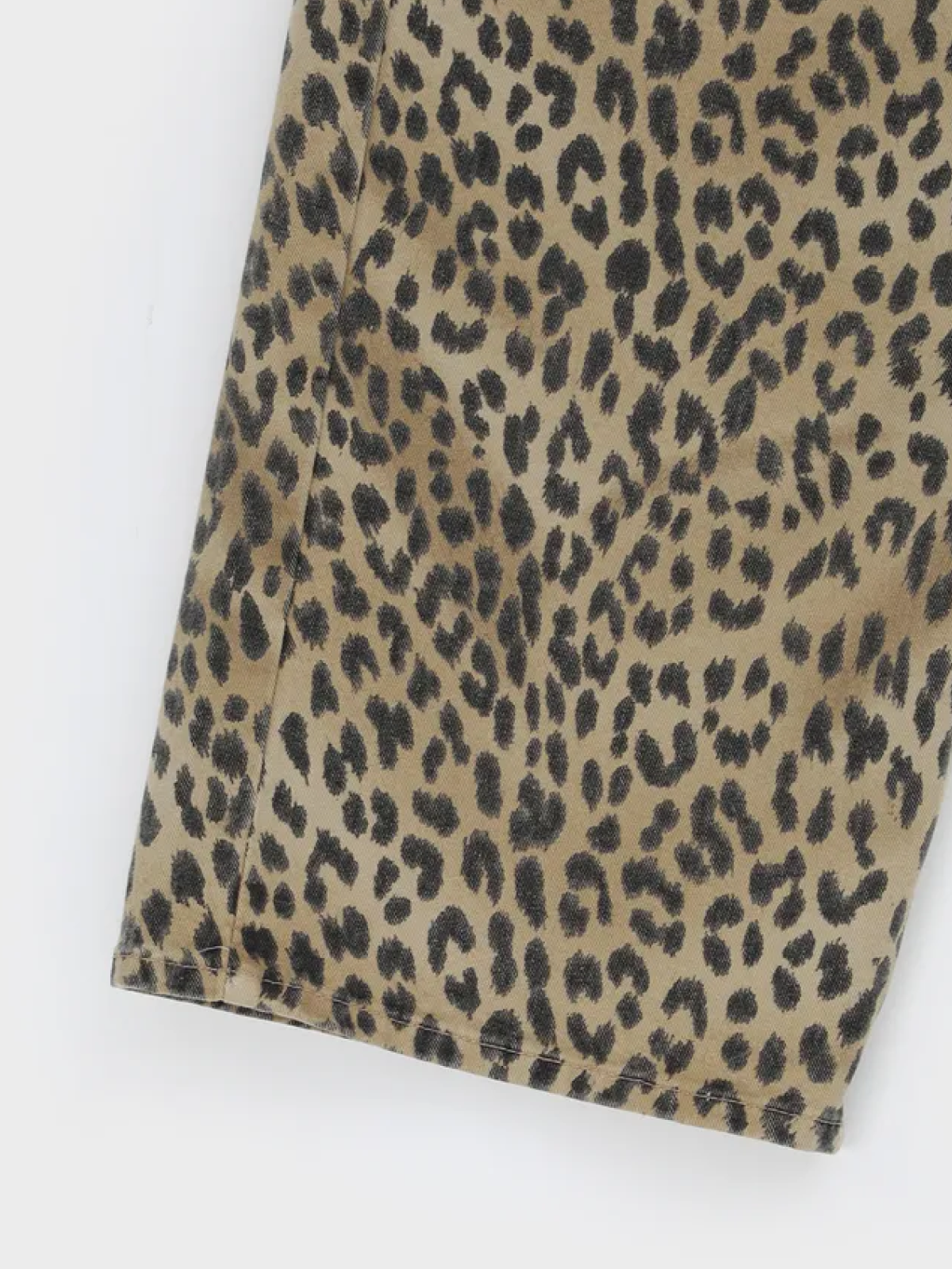 Oppaing Leopard Wide-fit Cotton Pants