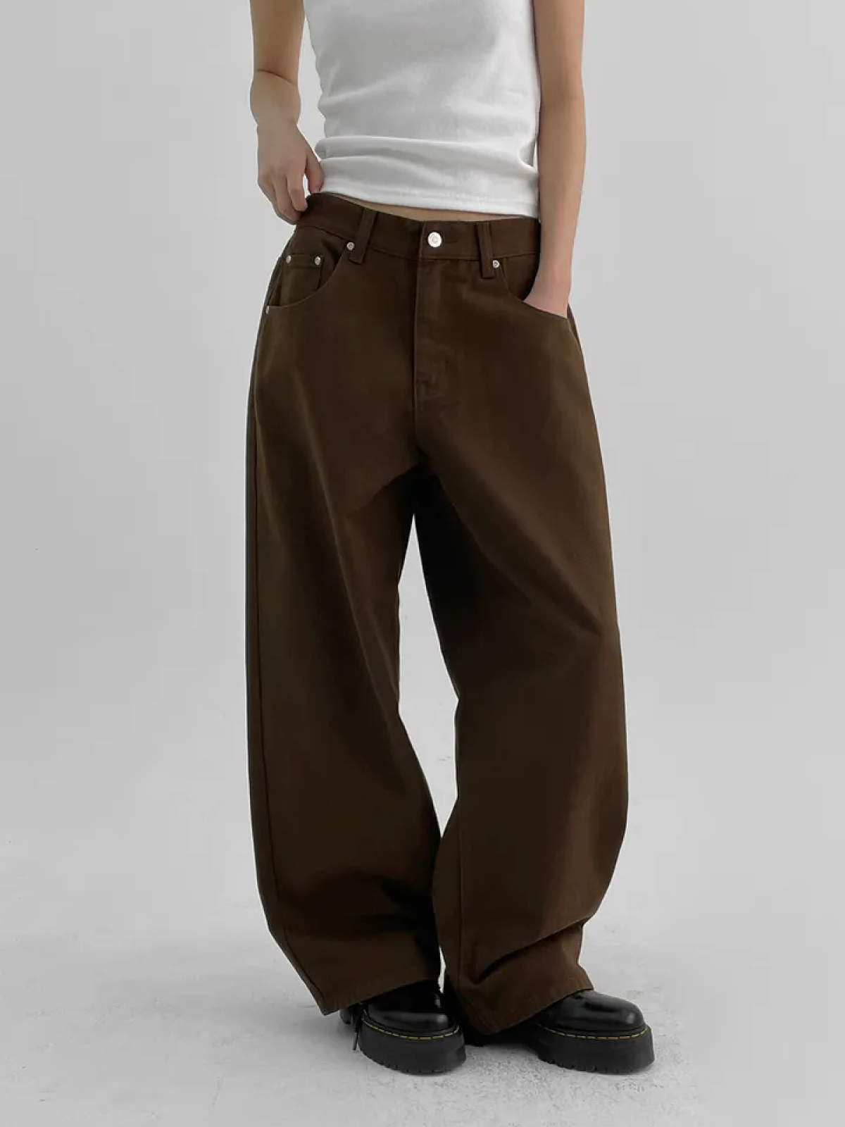 Lugreen Wide-Fit Cotton Pants