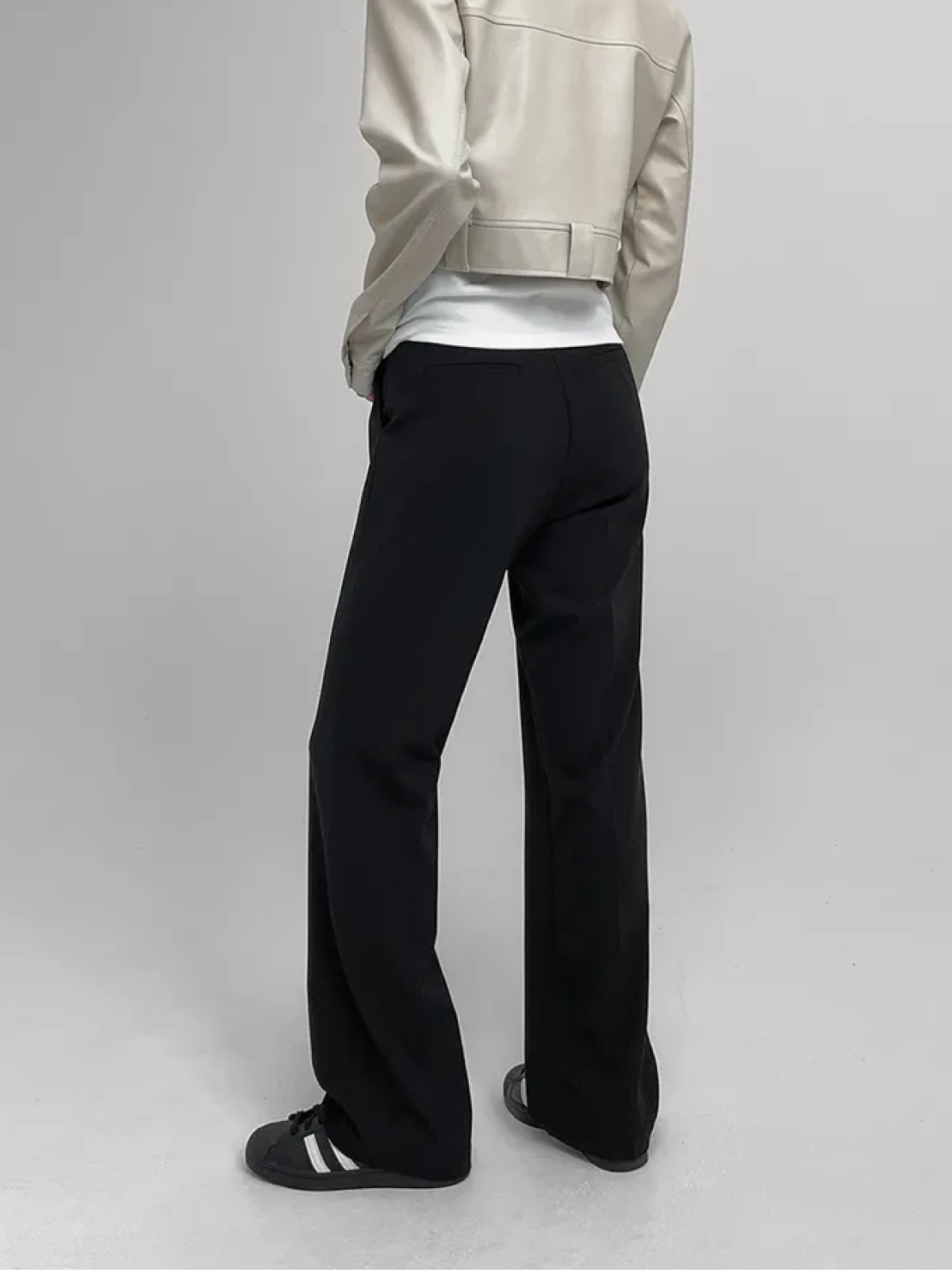 Everyday Daily Simple Wide-Leg Slacks – Extra Long & Flattering Fit