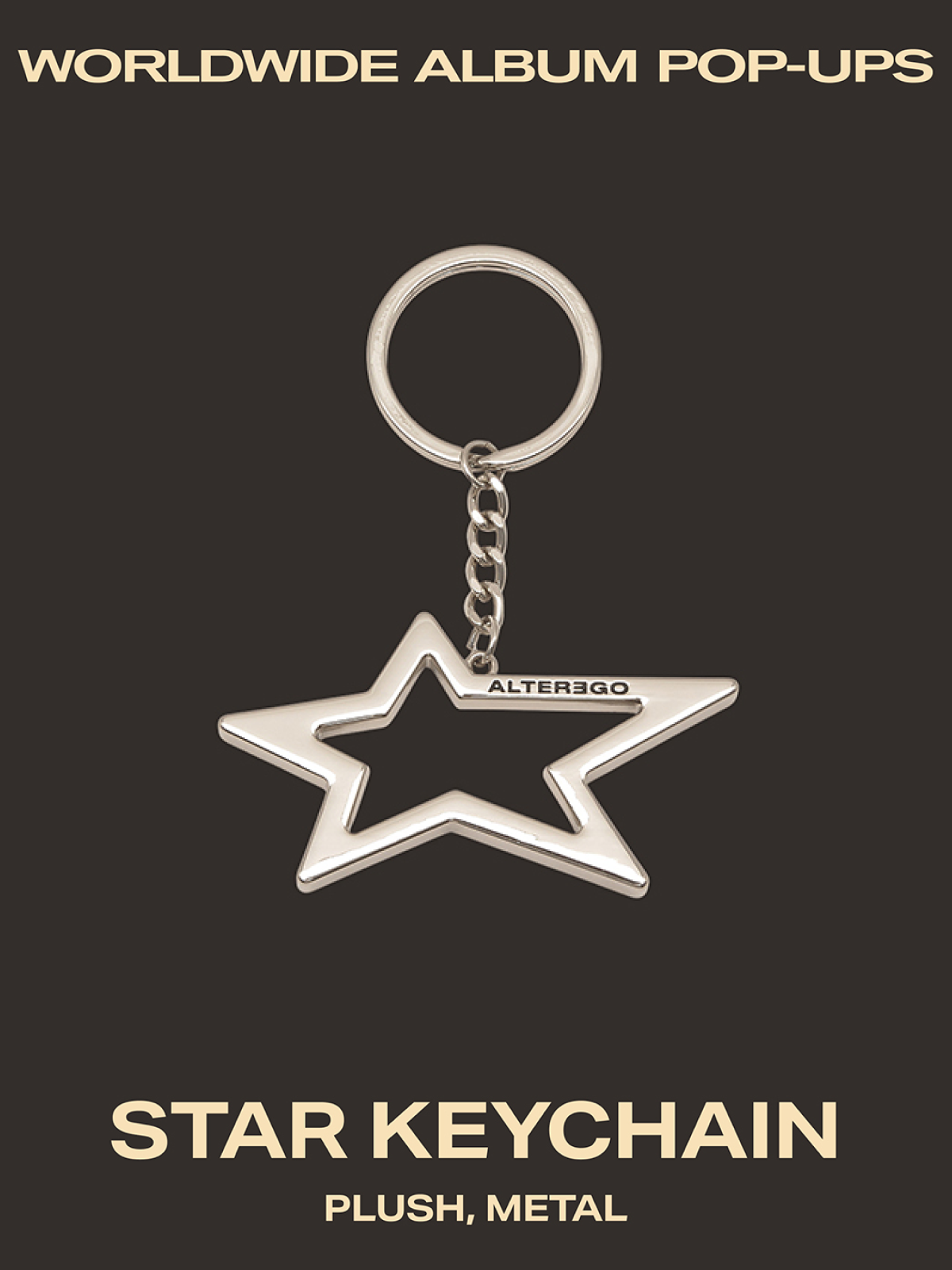 [ALTEREGO] STAR METAL KEYCHAIN