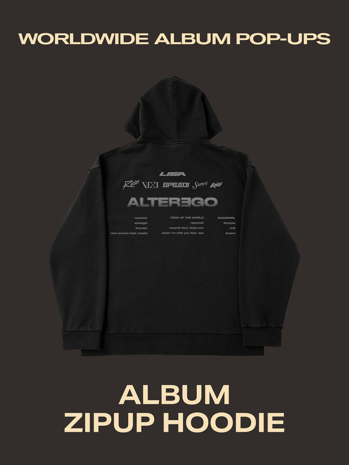 [ALTEREGO] ALBUM ZIPUP HOODIE