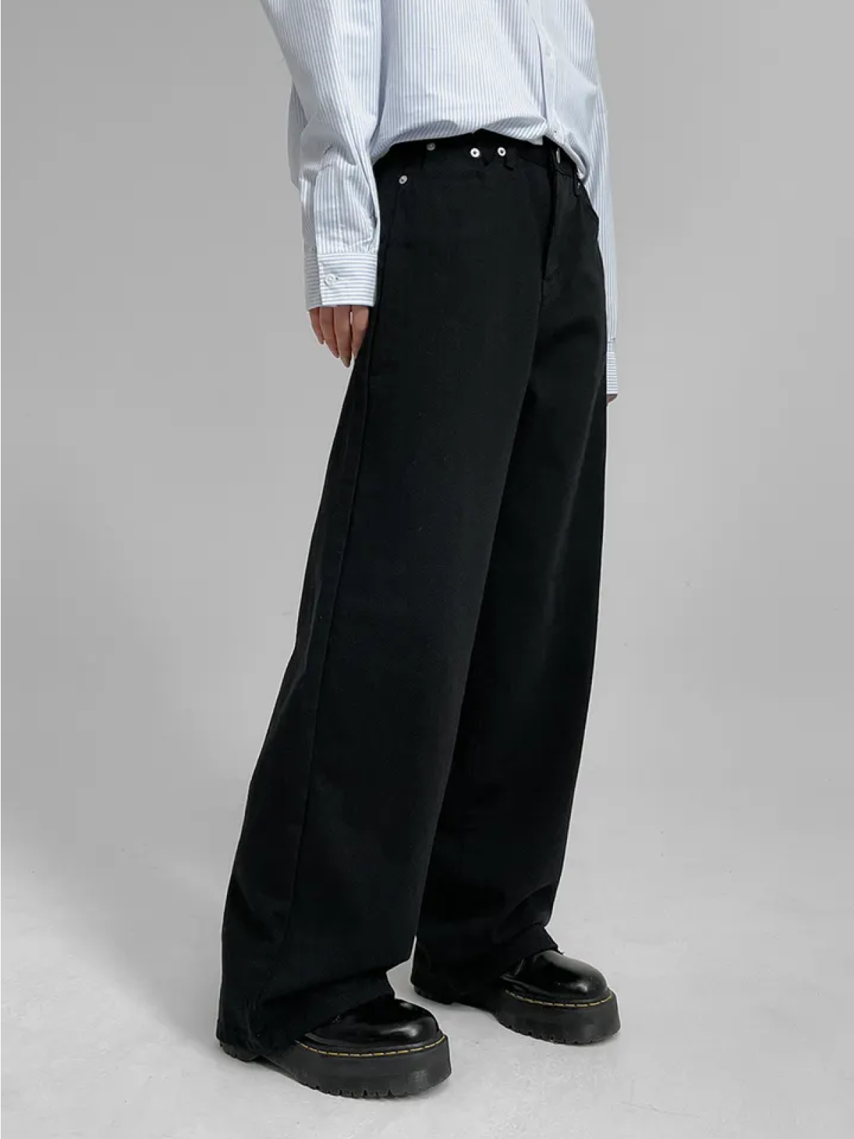 Basic Wide Cotton Pants