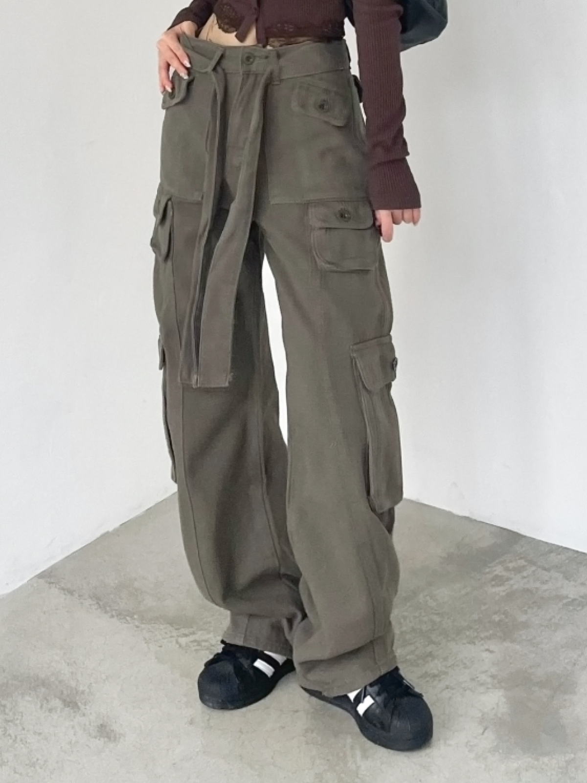 Low Rise Vintage Cargo Pants