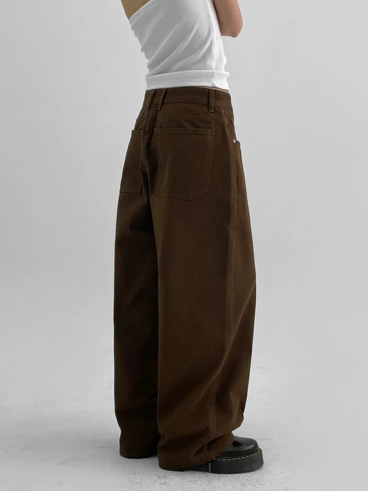 Lugreen Wide-Fit Cotton Pants