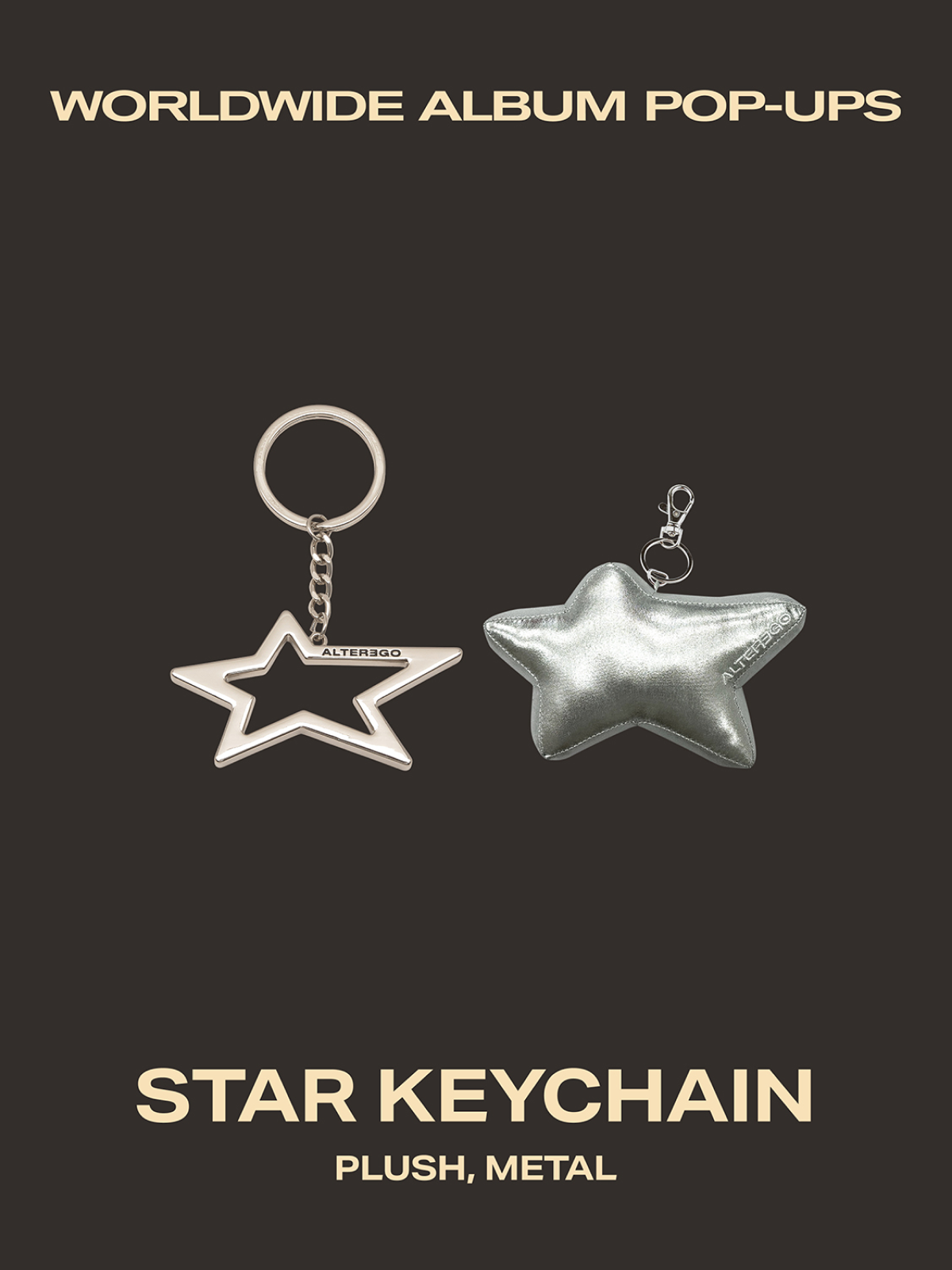 [ALTEREGO] STAR METAL KEYCHAIN