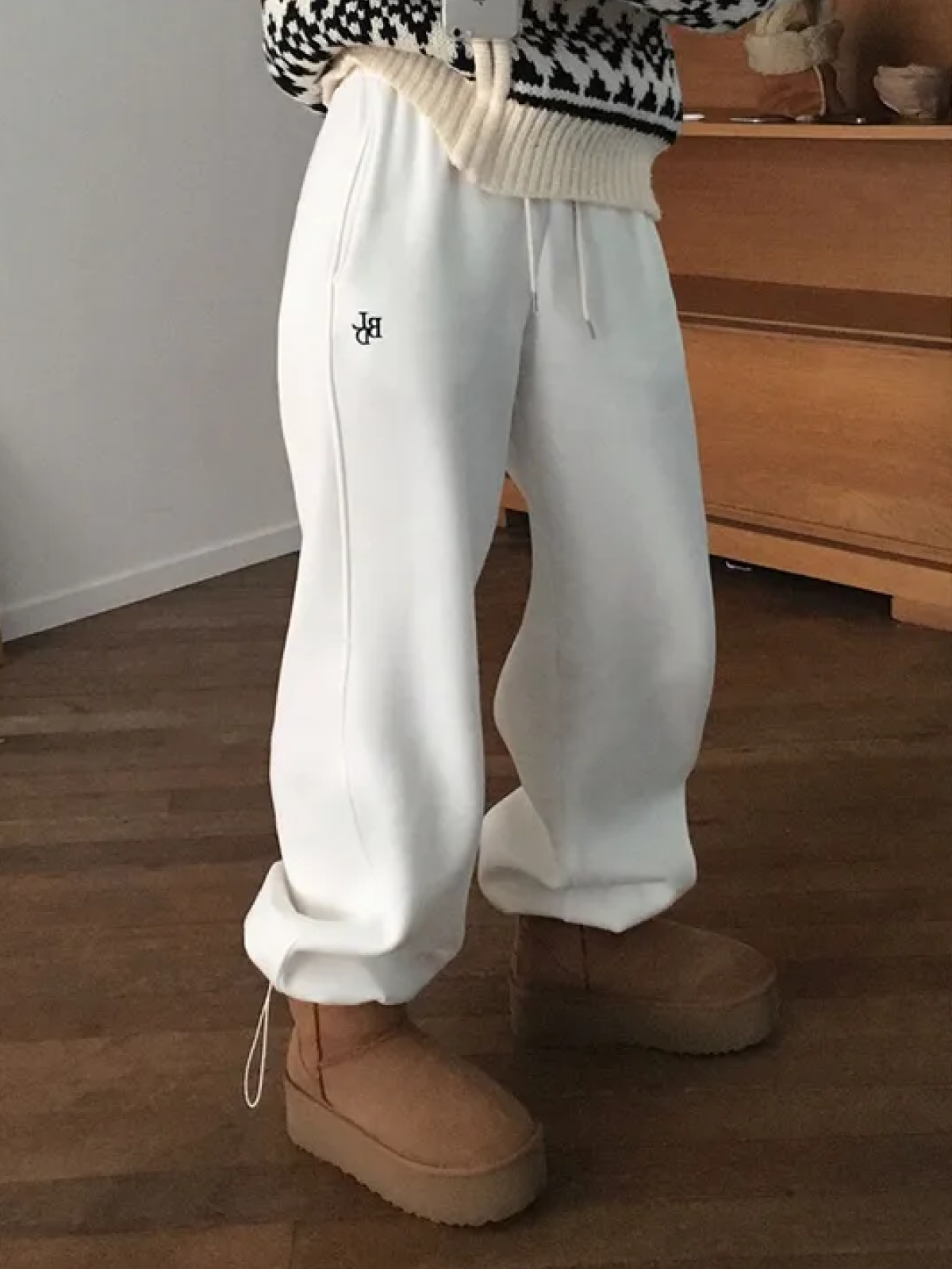 Two-Way Fleece Jogger Pants