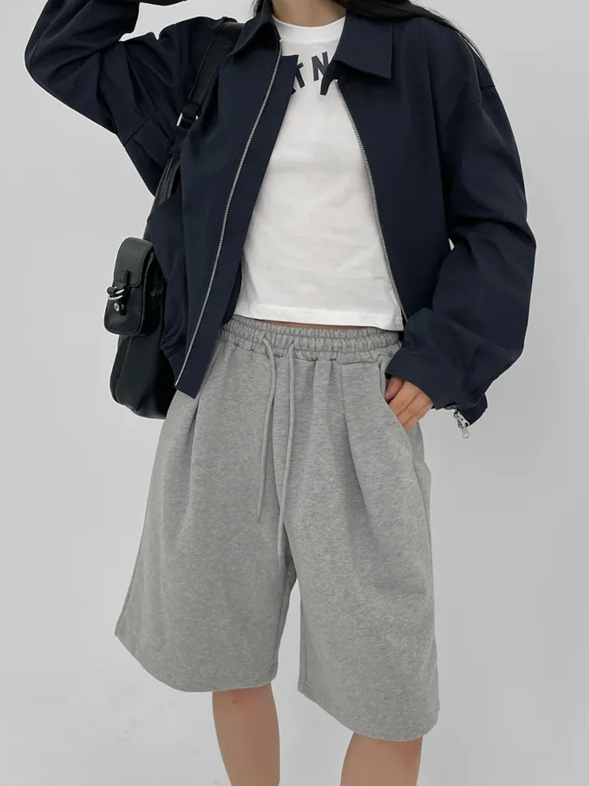 Dickyden Oversized Bermuda Banding Pants