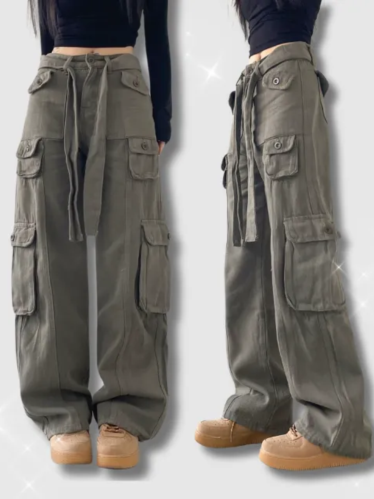 Low Rise Vintage Cargo Pants