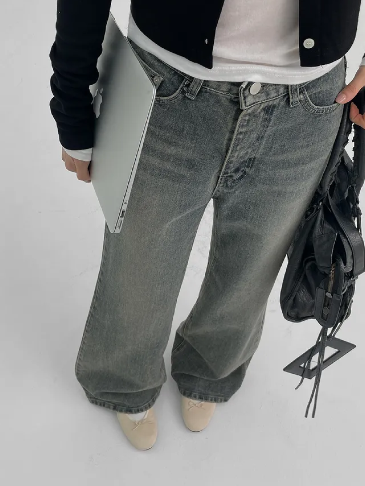 Shataring Bootcut Denim Pants