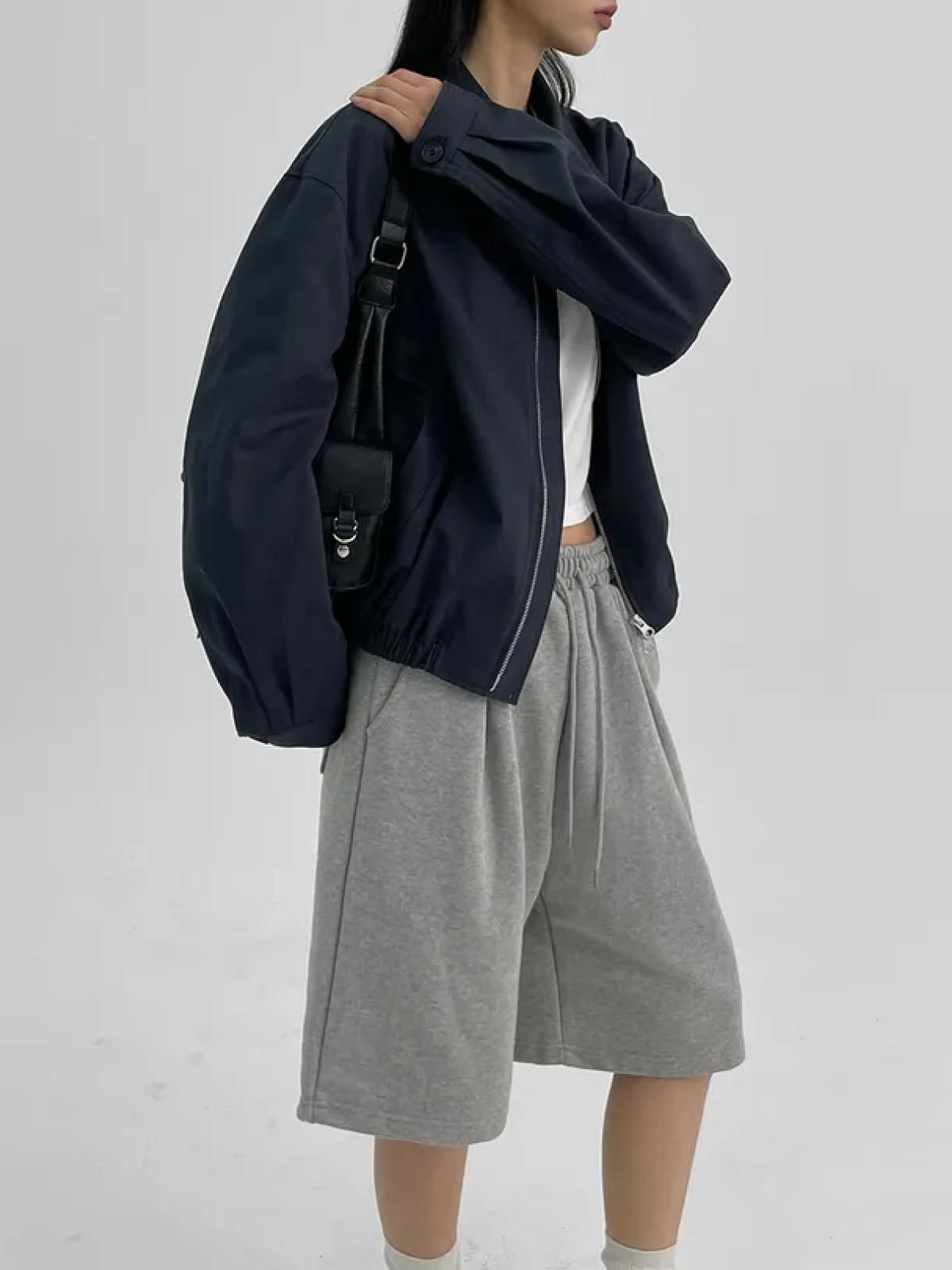 Dickyden Oversized Bermuda Banding Pants