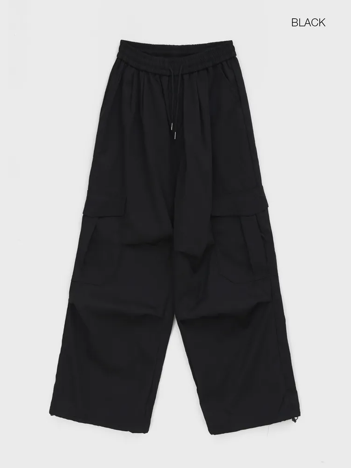 Cheton Cargo Banding Pants with Pockets