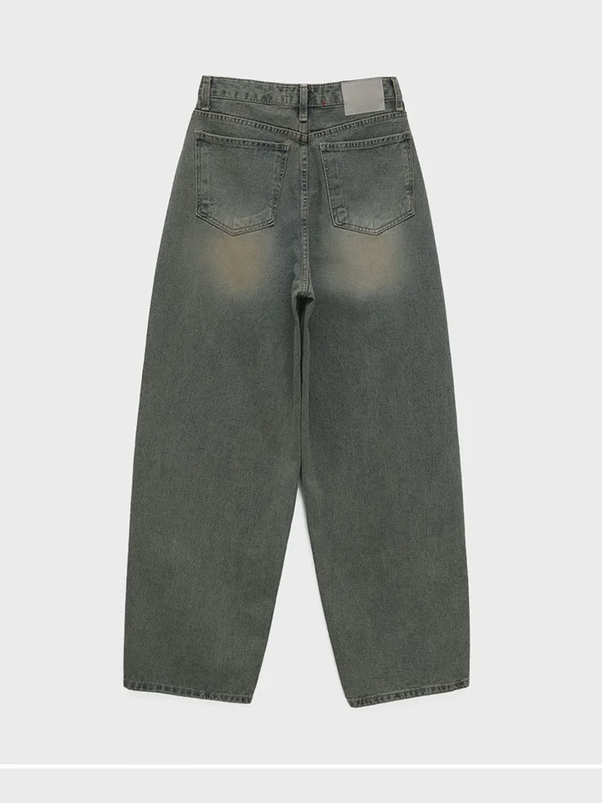 Nickel Wide-Leg Denim Pants