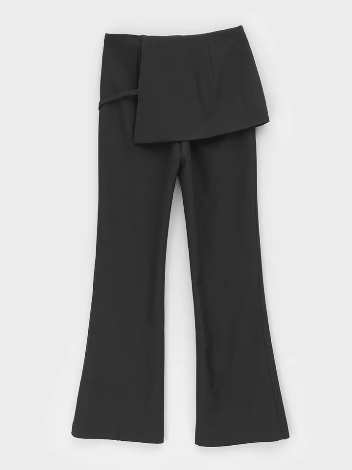 Rounded Bootcut Wrap Slacks