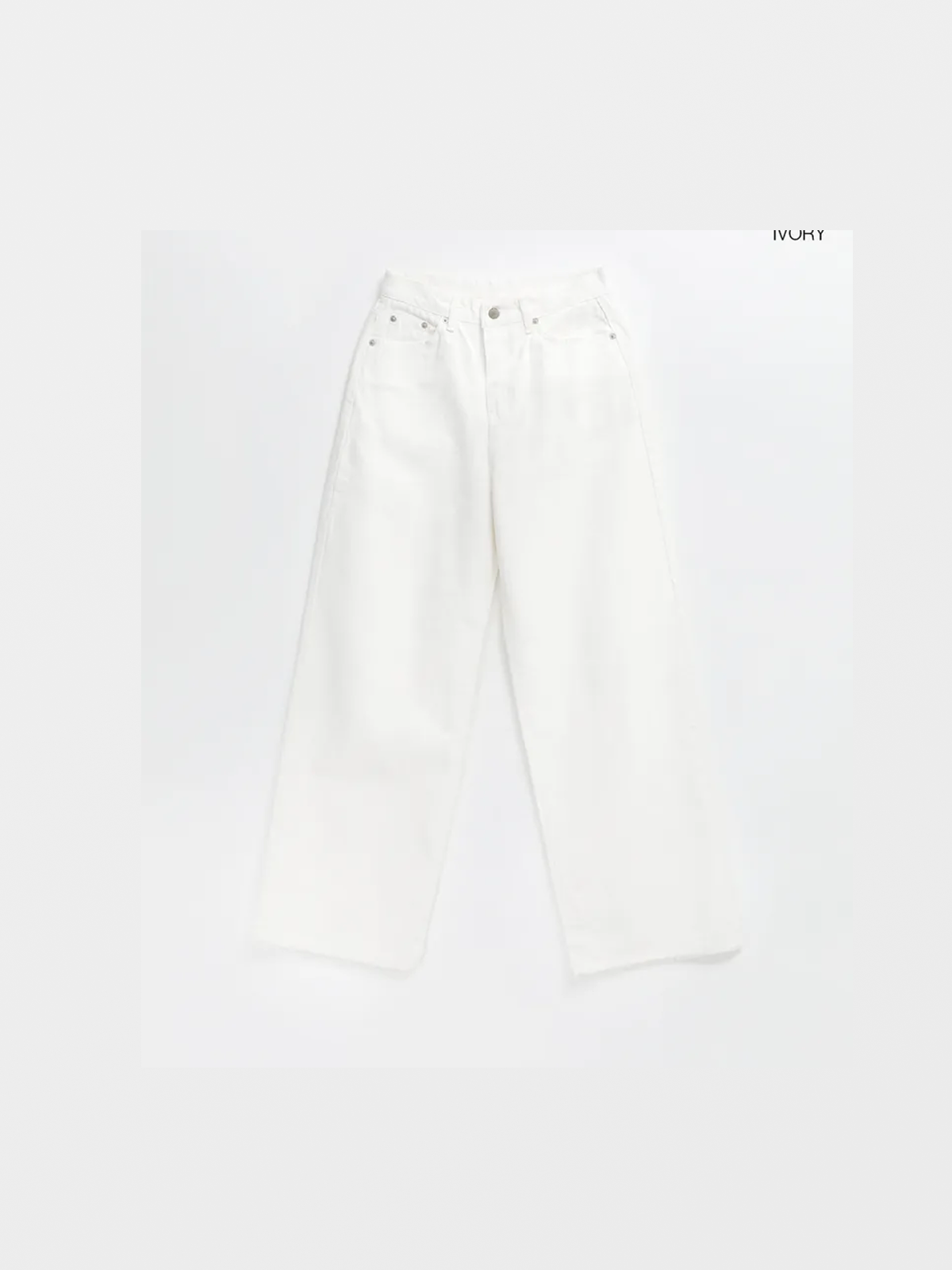 Basic Wide Cotton Pants