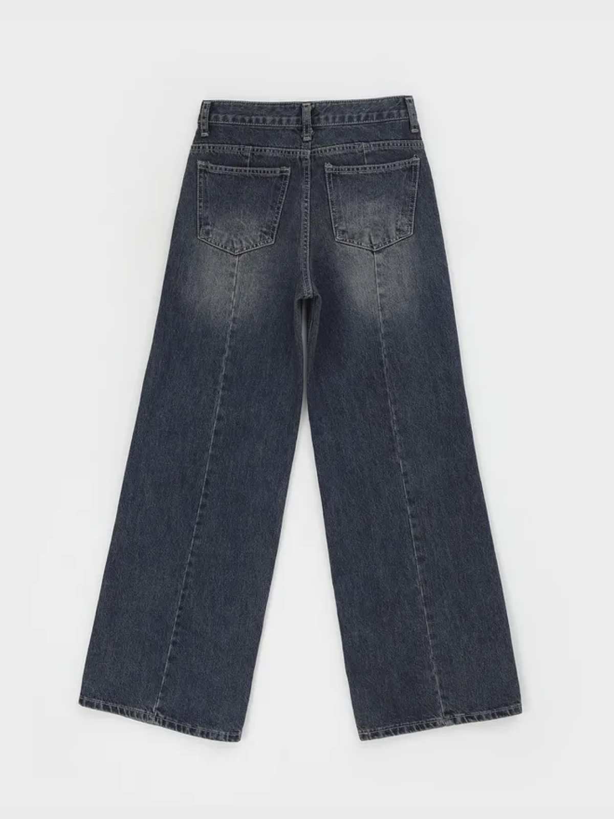 Shabon Wide-Leg Cut Denim Jeans