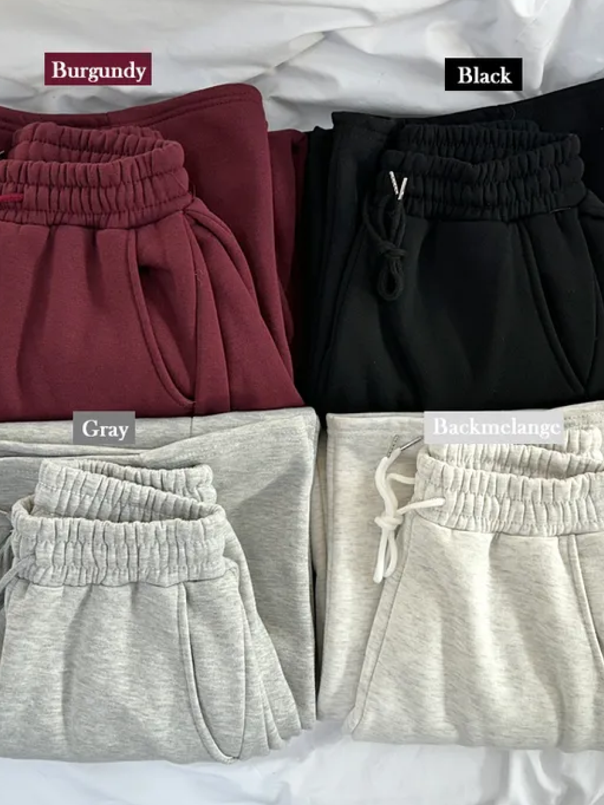 Wide Sweatpants with Side Pin-Tuck