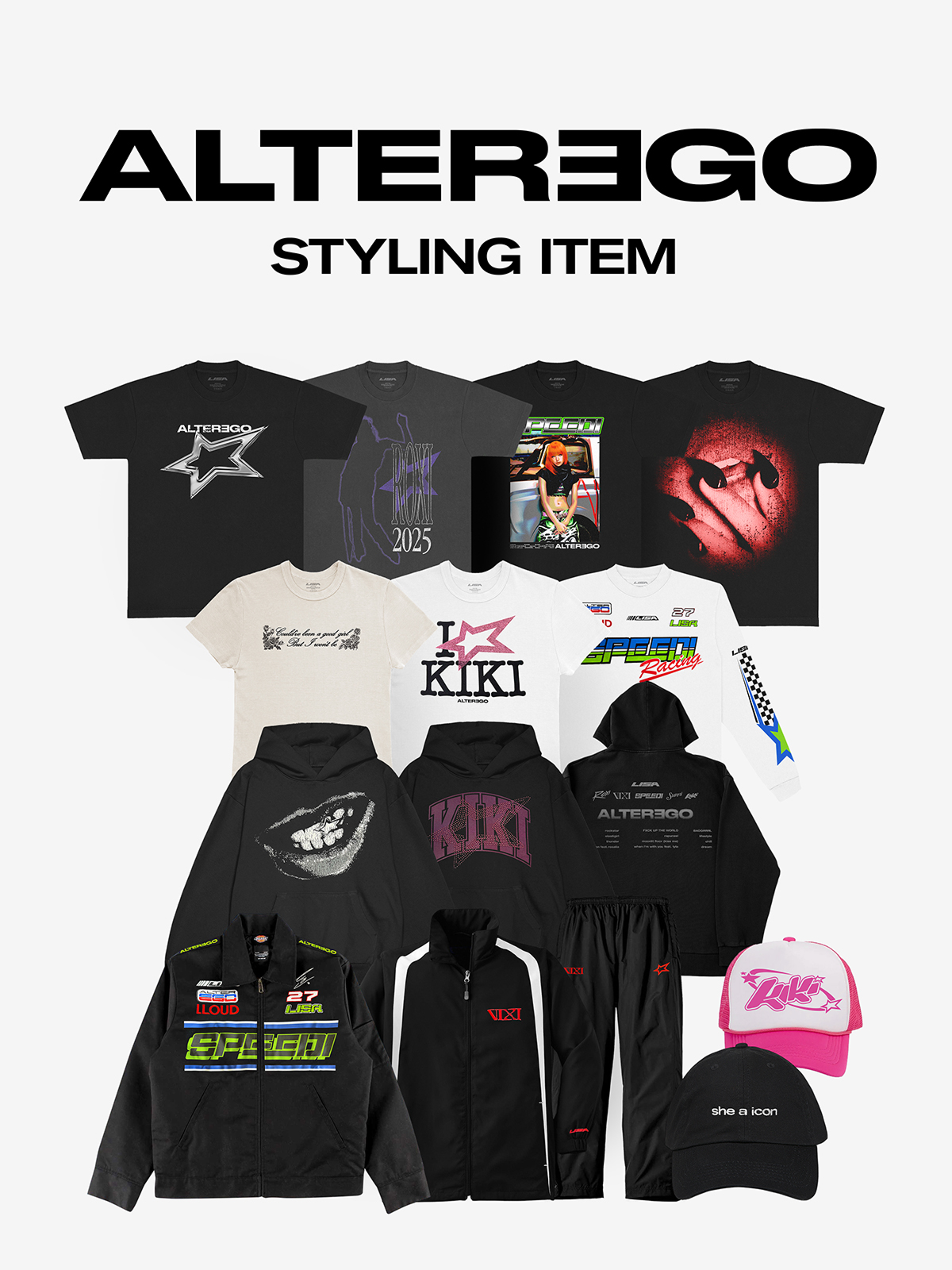 [ALTEREGO] ALBUM ZIPUP HOODIE